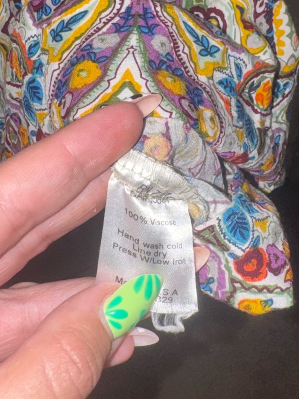 Uncle Frank Paisley and Floral Dress - Picture 7 of 8